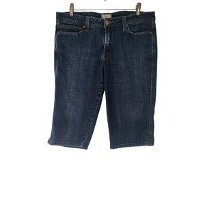 Levi's 545 Jeans Capri Denim Denim Medium Wash Blue Women 12 Embroidered Pockets